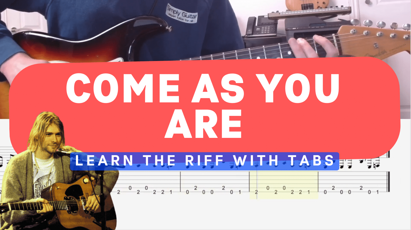 Come As You Are - Nirvana Lesson Cover Photo